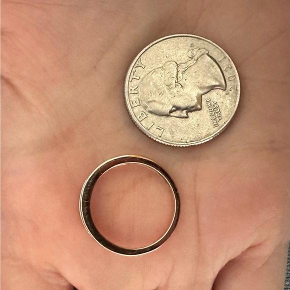 Diamond Baguette Band (1/7 ct. t.w.) in 14k Rose Gold from Macy’s - Picture 2 of 5